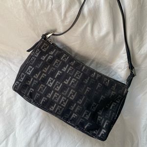 Fendi Denim Zucchino Shoulder bag